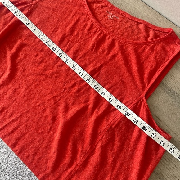 Eileen Fisher | Sleeveless Linen Tank Breathable Lightweight Summer Casual - Picture 4 of 5